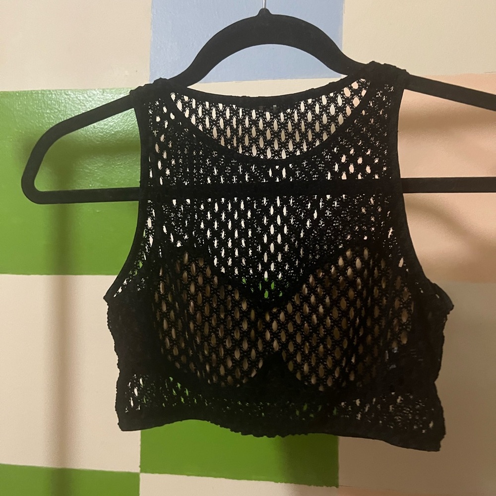 Fishnet bra top - Picture 5 of 6